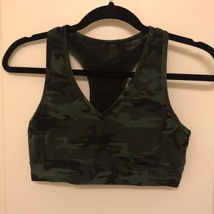 Jessica Simpson camp sports bra